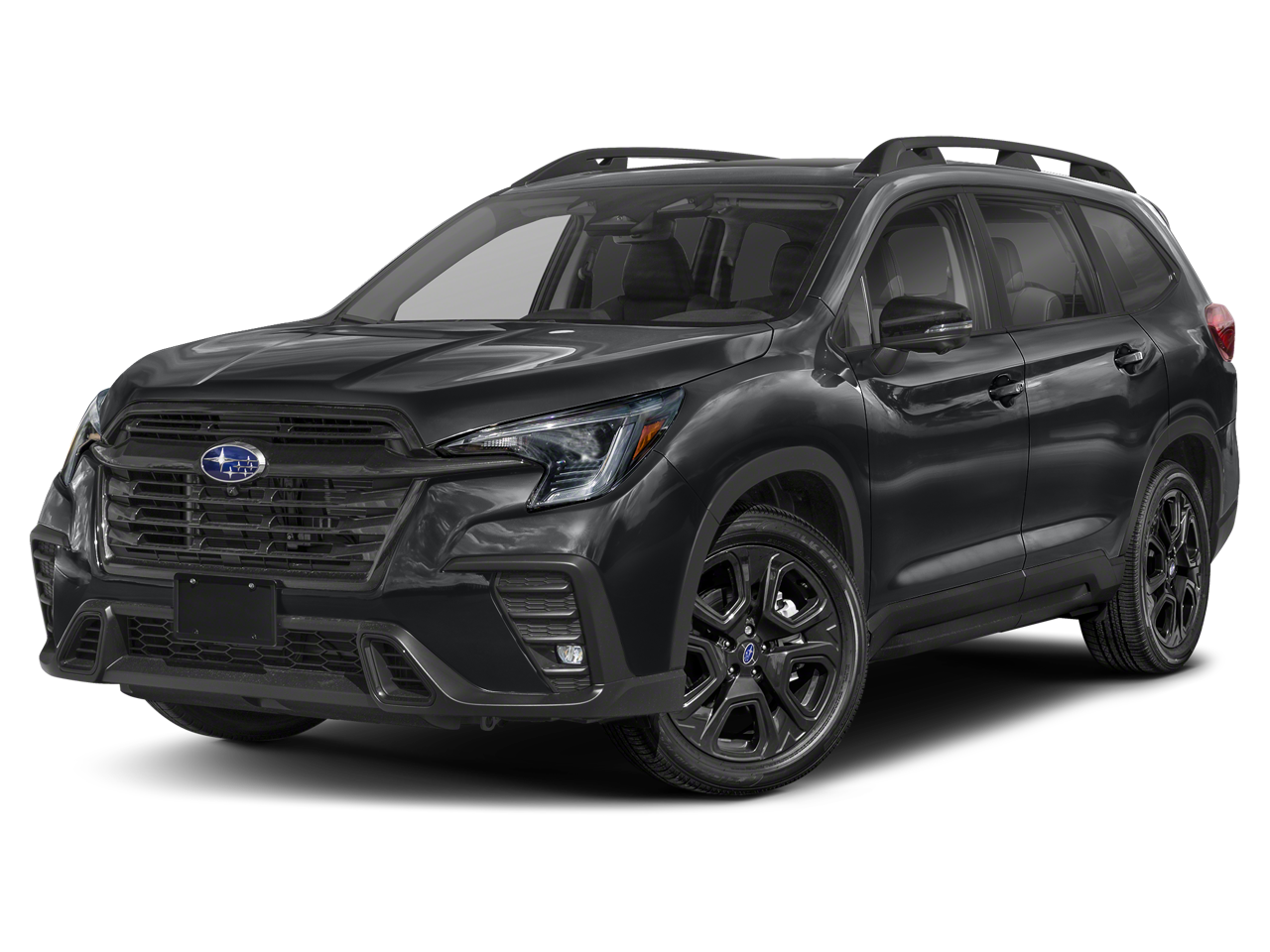2023 Subaru Ascent Onyx Edition in Magnetite Gray Metallic — front three-quarter view