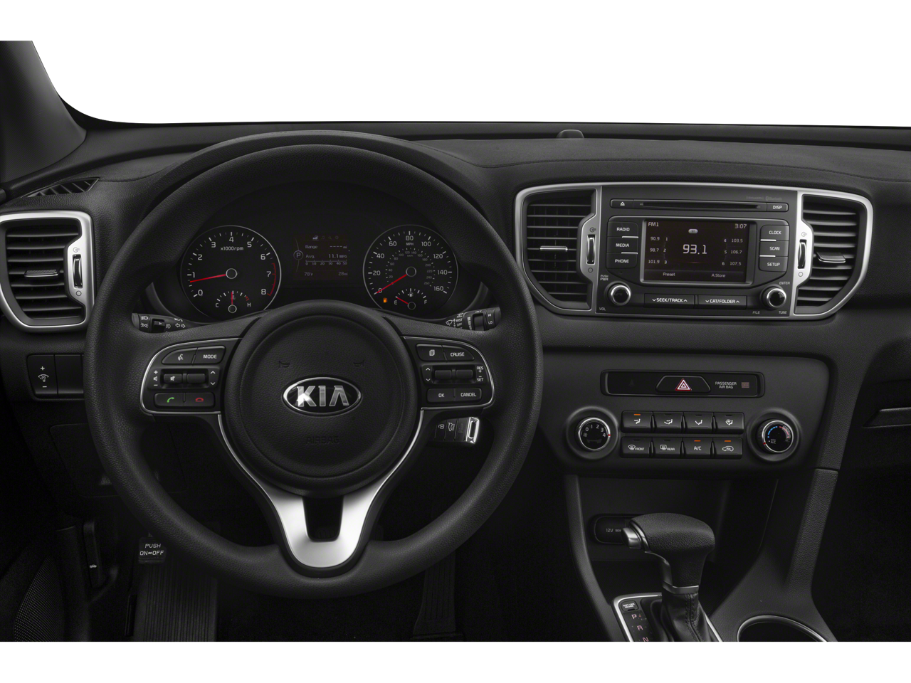 2018 Kia Sportage — interior view