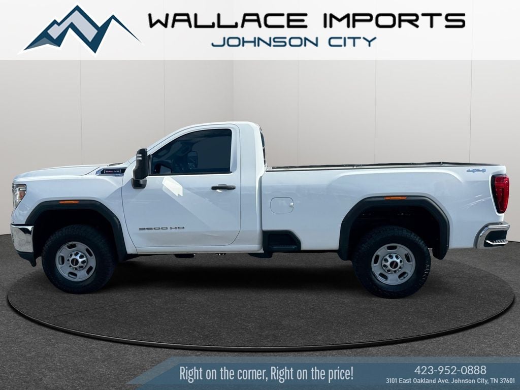 2020 GMC Sierra 2500HD Base in Summit White — front three-quarter view