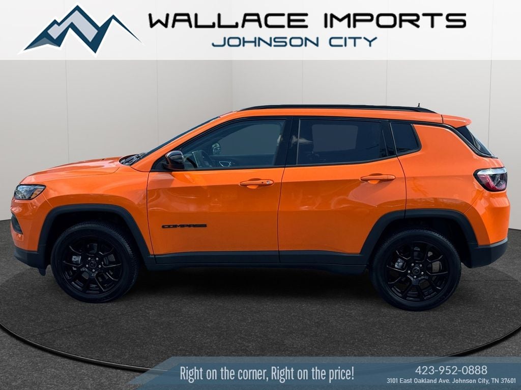 2026 Jeep Compass Latitude in Joose — front three-quarter view