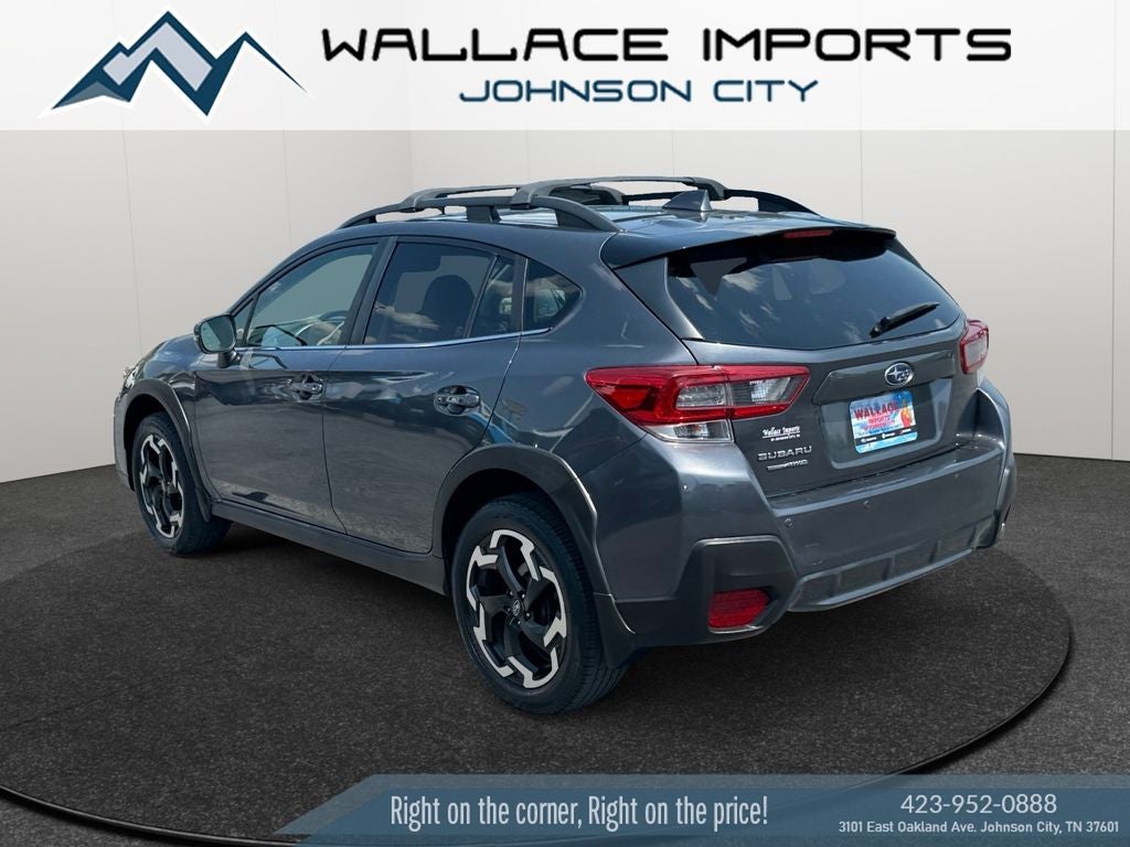 2021 Subaru Crosstrek — rear three-quarter view