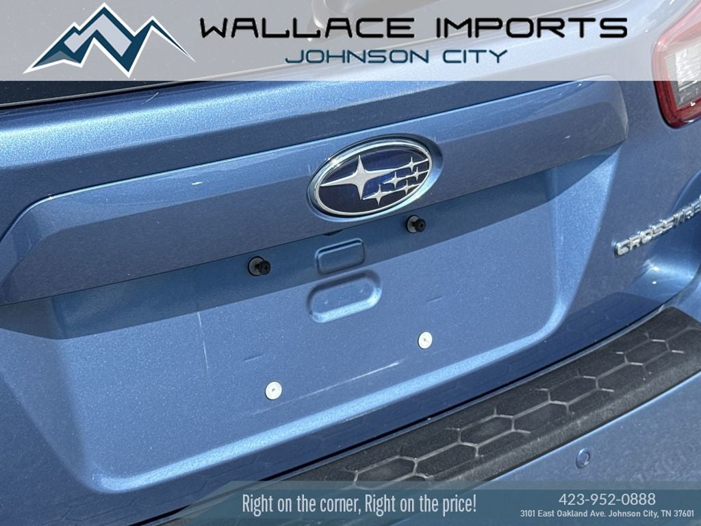 2021 Subaru Crosstrek Limited in Horizon Blue Pearl — front three-quarter view