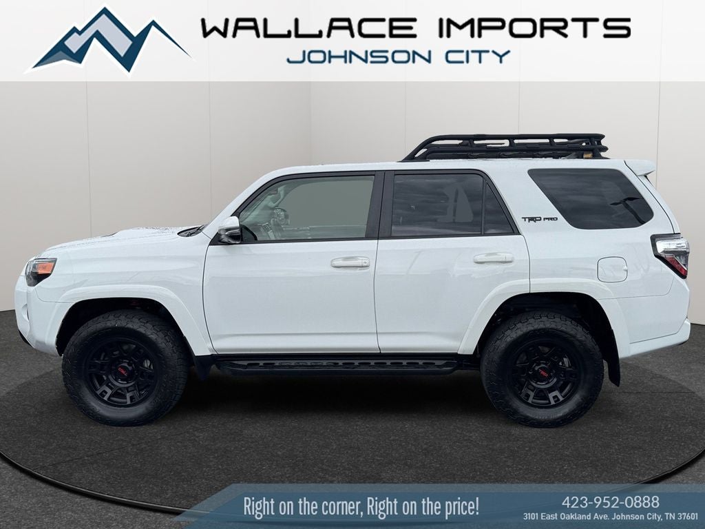 2023 Toyota 4Runner TRD Pro in Ice — front three-quarter view